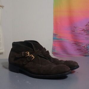 TOM FORD SUEDE BOOTS